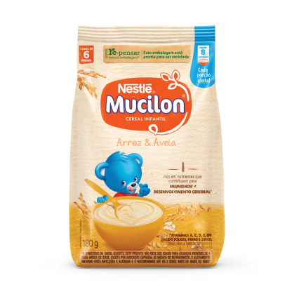 MUCILON ARROZ AVEIA SACHET 180G
