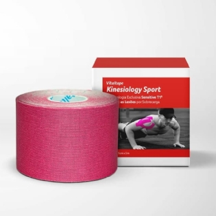 VITAL TAPE KINESIOLOGY SPORTS PINK 5CM X 5M