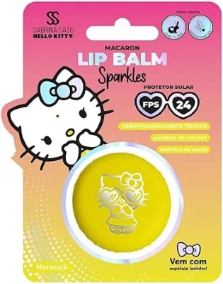HELLO KITTY LIP BALM MACARON FPS24 MARACUJA 8G