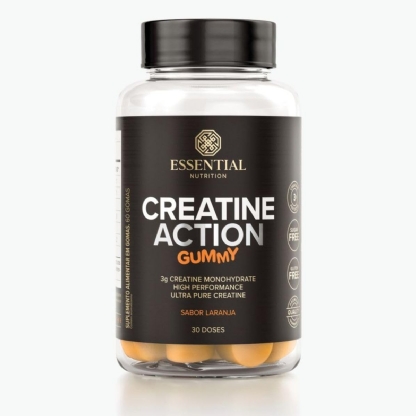 ESSENTIAL GUMMY CREATINE ACTION LARANJA 240G/60UN