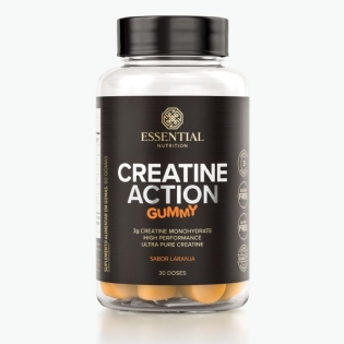 ESSENTIAL GUMMY CREATINE ACTION LARANJA 240G/60UN
