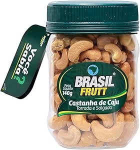 BRASIL FRUTT CASTANHA CAJU TORR SALG POTE 140GR
