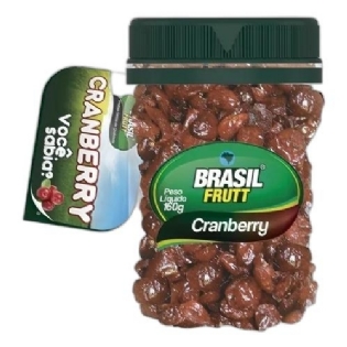 BRASIL FRUTT CRANBERRY DESIDRAT POTE 160GR