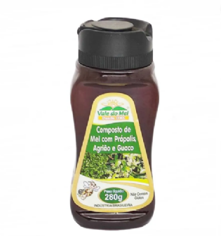 VALE DO MEL MEL PROPOLIS, AGRIAO E GUACO 280G