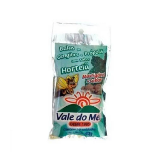 VALE DO MEL BALA SABOR HORTELA 47GR 10UN