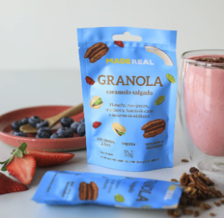 MADEREAL GRANOLA CARAMELO SALG | Sabor Delicioso e Crocante