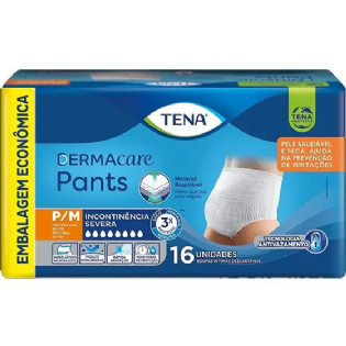 FRALDA TENA PANTS DERMACARE P/M PROM  C16