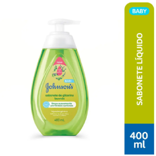 SABONETE LIQUIDO J&J BABY LAVANDA 400ML