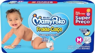 MAMYPOKO FRALDA CALCA SUPER PROT JUMBO M34
