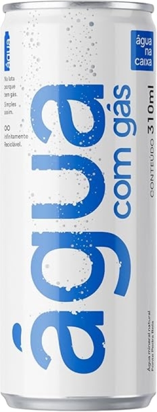 AGUA NA LATA COM GAS 310ML