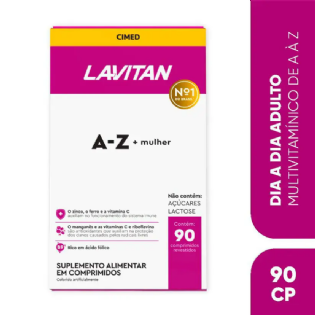 LAVITAN VIT AZ MULHER COMP REV FR C/ 90