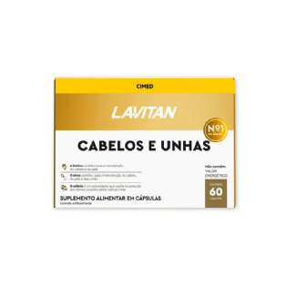 LAVITAN VIT CABELOS E UNHAS CAP 4 BL X15