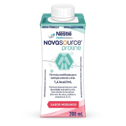 NOVASOURDE PROLINE MORANGO 200ML (CAIXINHA)