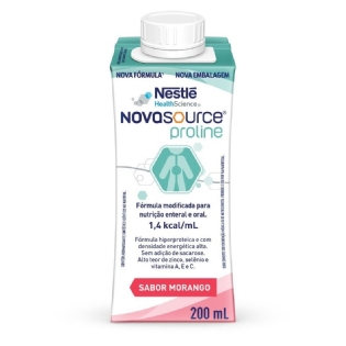 NOVASOURDE PROLINE MORANGO 200ML (CAIXINHA)