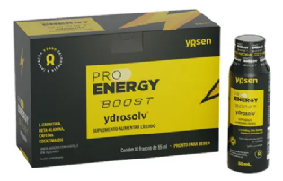 PRE-TREINO PRO ENERGY BOOST COM 10 UNIDADES DE 55 ML