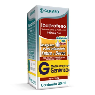 IBUPROFENO 100MG GTS 20ML (GERMED)
