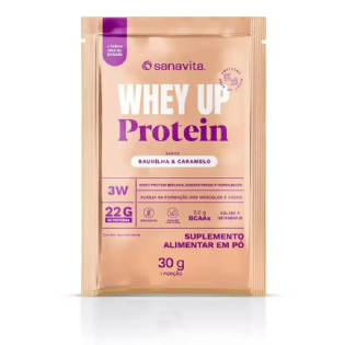 WHEY UP 3W - BAUNILHA E CARAMELO - SACHE 30g