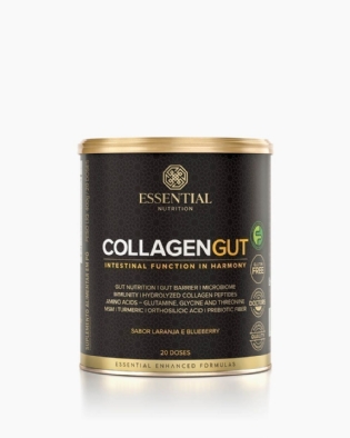 ESSENTIAL COLLAGEN GUT LARANJA E BLUEBERRY 400G/12DS