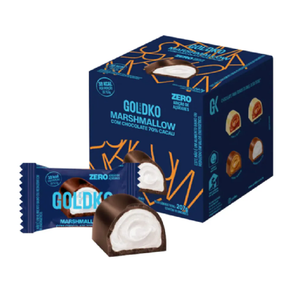 GOLDKO BOMBOM DE MARSHMALLOW 70% CACAU 57G.