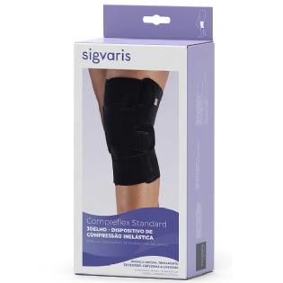 COMPREFLEX STANDARD KNEE JOELHO TAM G COR PRETA.
