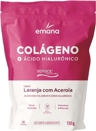 EMANA COLAGENO + ACIDO HIALU ACEROLA 150G