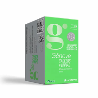 GENOVA CABELOS E UNHAS 60CPR