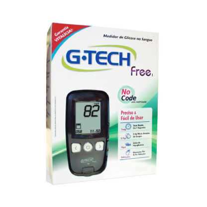 KIT G-TECH MEDIDOR GLICOSE FREE 10 TIRAS