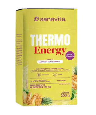 SANAVITA THERMO ENERGY ABACAXI HORTELA CX C/ 20