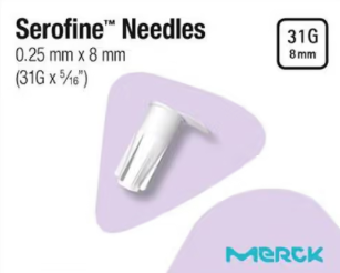 SEROFINE NEEDLES EASYPOD 31G