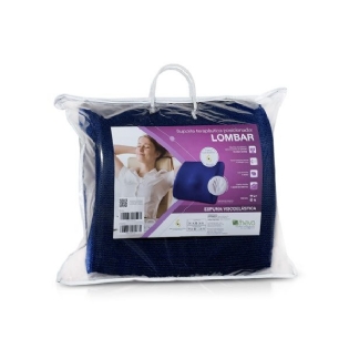 SUPORTE TERAPEUTICO POSICIONADOR LOMBAR AZUL MARINHO