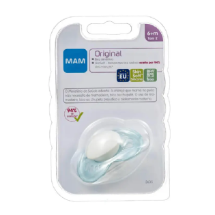 CHUPETA ORIGINAL MAM 6+ BOYS BLISTER