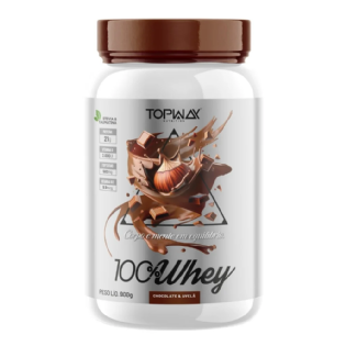 WHEY PROTEIN 100% - 900G CHOCOLATE COM AVELA