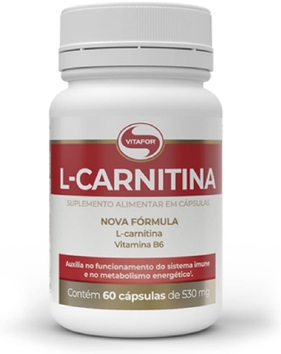 L - CARNITINA 60 CAPS 530MG VITAFOR