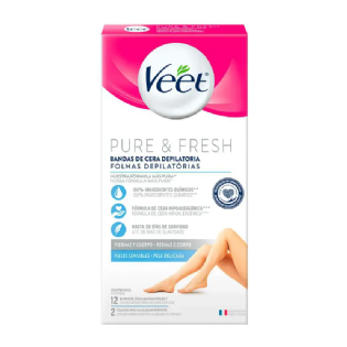 VEET DEPIL CORPO C/ 12 FOLHAS