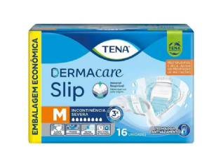 FRALDA TENA SLIP DERMACARE M C/16UN (PROMO)