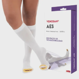 MEIA ¾ AES AD 18MMHG P BCA SG57000
