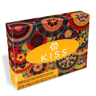 LENCO PAPEL KISS FOLHA DUPLA FACIAL C  50FLS