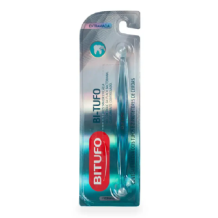 ESCOVA DENTAL BITUFO 2 TUFOS EXTRA MACIA 24474