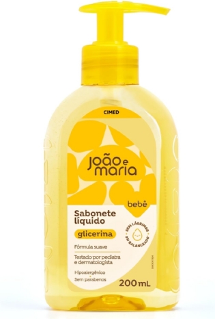 CIMED JOAO E MARIA SAB LIQ BABY GLIC FR 200ML