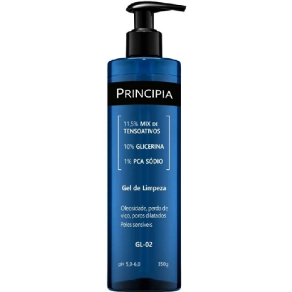 Principia Gel Limpeza Suave 350ml | 11,5% Tensoativos + 10% Glicerina + 1% PCA Sódio