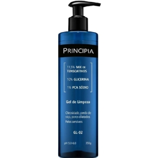 Principia Gel Limpeza Suave 350ml | 11,5% Tensoativos + 10% Glicerina + 1% PCA Sódio
