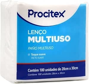 LENCO PARA BANHO 28X30 PROCITEX NAO TECIDO PC 100UN
