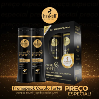 HASKELL PROMOPACK CAVALO FORTE SH 300ML + COND 300ML