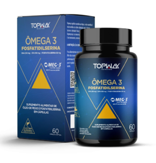 OMEGA 3 COM FOSFATIDILSERINA - 60 CAPSPULAS TOPWAY