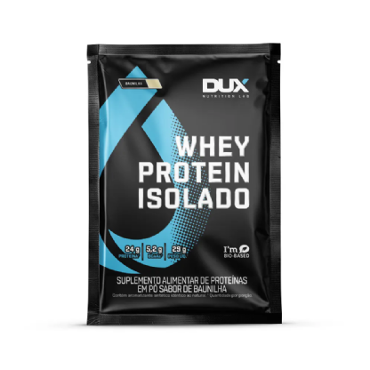 DUX WHEY PROTEIN ISOLADO SACHE BAUNILHA