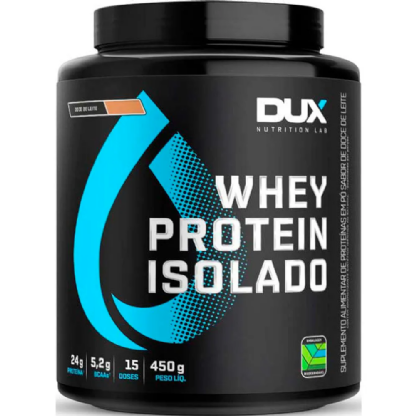 DUX WHEY PROTEIN ISOLADO DOCE DE LEITE 450G