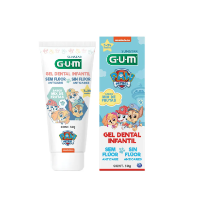 GUM GEL DENTAL PAW PATROL SEM FLUOR