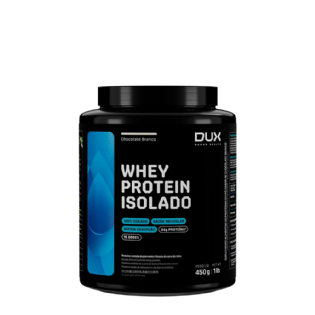 DUX WHEY PROTEIN ISOLADO CHOCOLATE BRANCO 450g