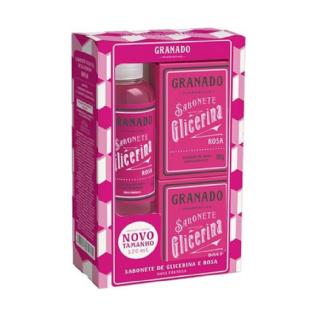 GRANADO KIT GLIC 2S.BARR+LIQ ROSA