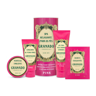 KIT GRANADO RELAXANTE PARA PES PINK